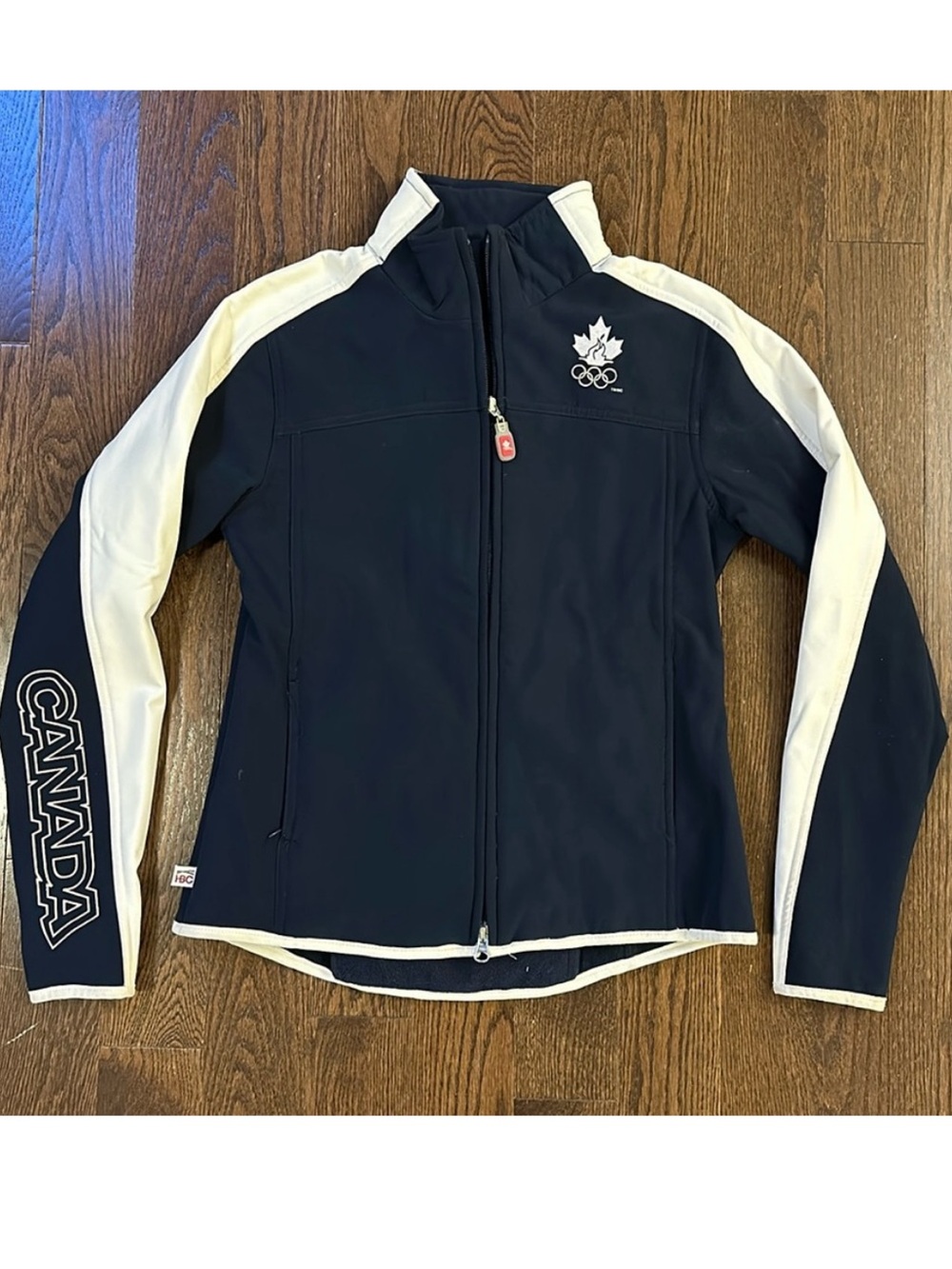 HBC Olympic Team Canada 2006 Zip-Up Soft Shell Jacket